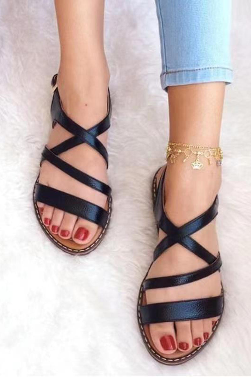 Casual Hollow Out Out Door Sandals - Fashionaviv-Sandals-[product_label]
